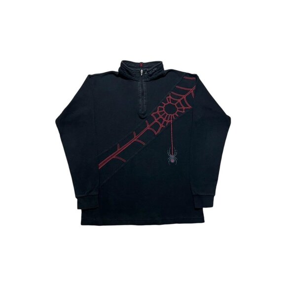 Y2K Spyder Spider Web Sweater - Picture 1 of 4
